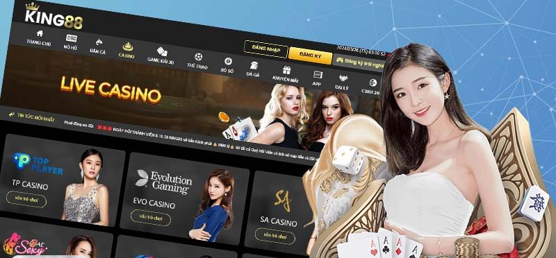 Các tựa game casino online King88 hot nhất